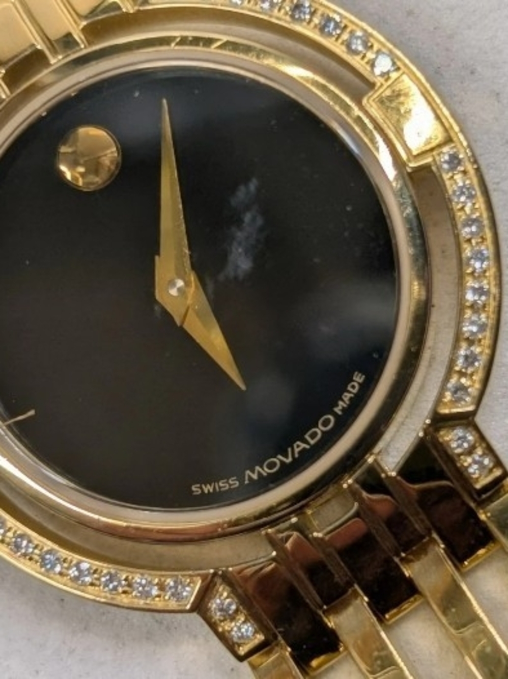 Movado Gold Watch Women's ESPERANZA $2795 - Picture 7 of 9